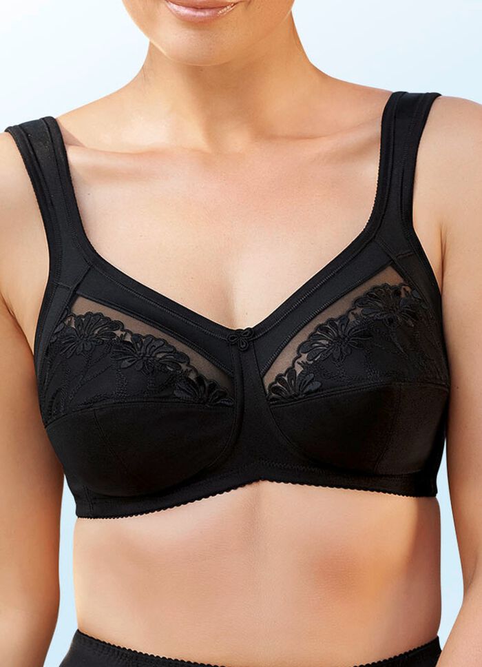 Anita avlastnings-bh SVART