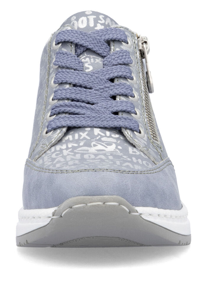 Rieker sneakers med snörning av tryckt syntetmaterial, 
