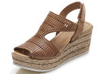 Andrea Conti sandal av nappaläder MARONE