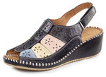 ELENA EDEN sandal av mjukt, perforerat nappaläder, 