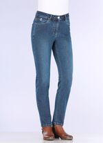 Jeans med praktisk mobilficka 