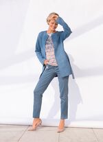 Jacka med &ouml;ppna kanter 