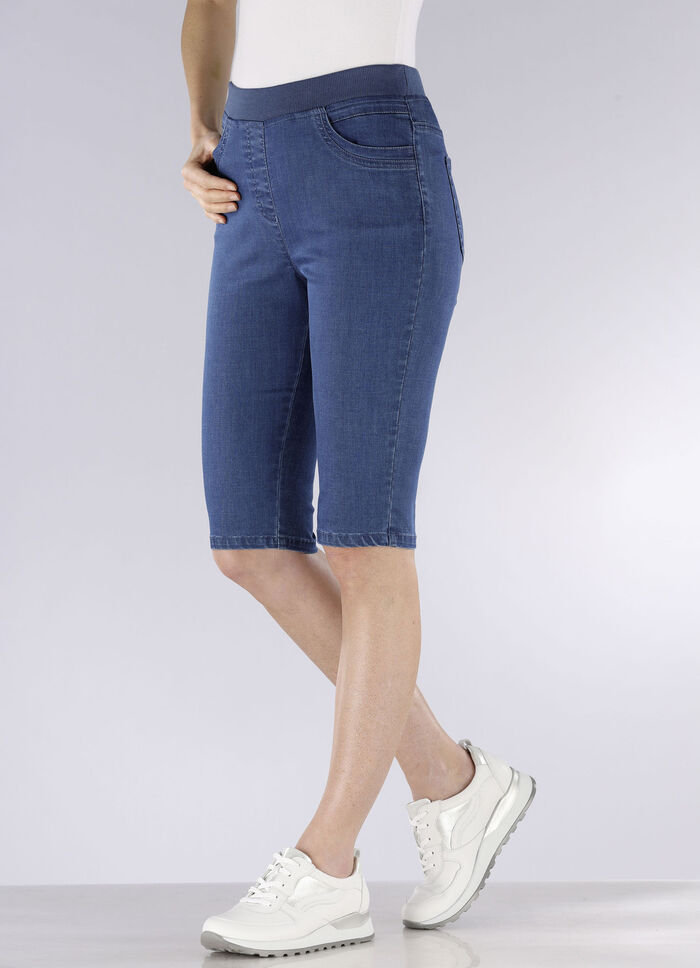 Bermudashorts med jersey midjeband, 