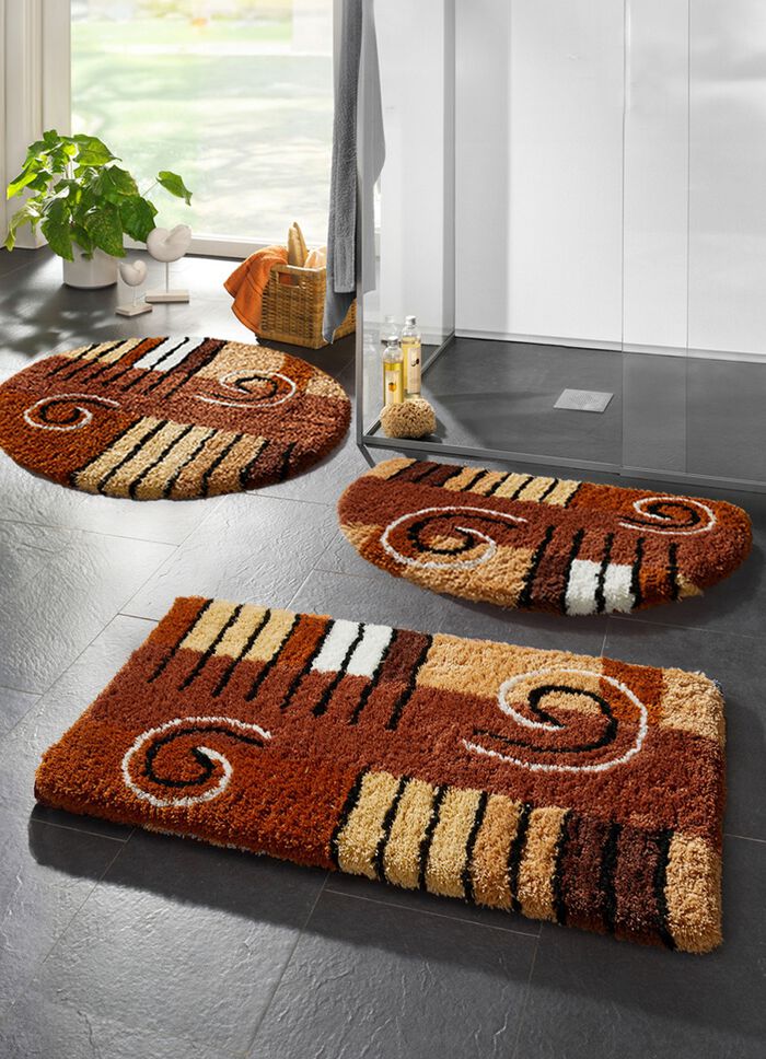 Badrumsset i Table Tuft-kvalitet BRUN