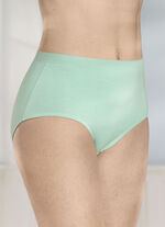 Fyrapack trosor med dekorativt res&aring;rband i midjan 