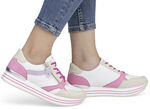 Remonte sneakers med snörning av nappaläder, 