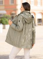 Jacka med avtagbar huva 