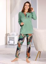 Tv&aring;pack Laurina pyjamas med knappar framtill 