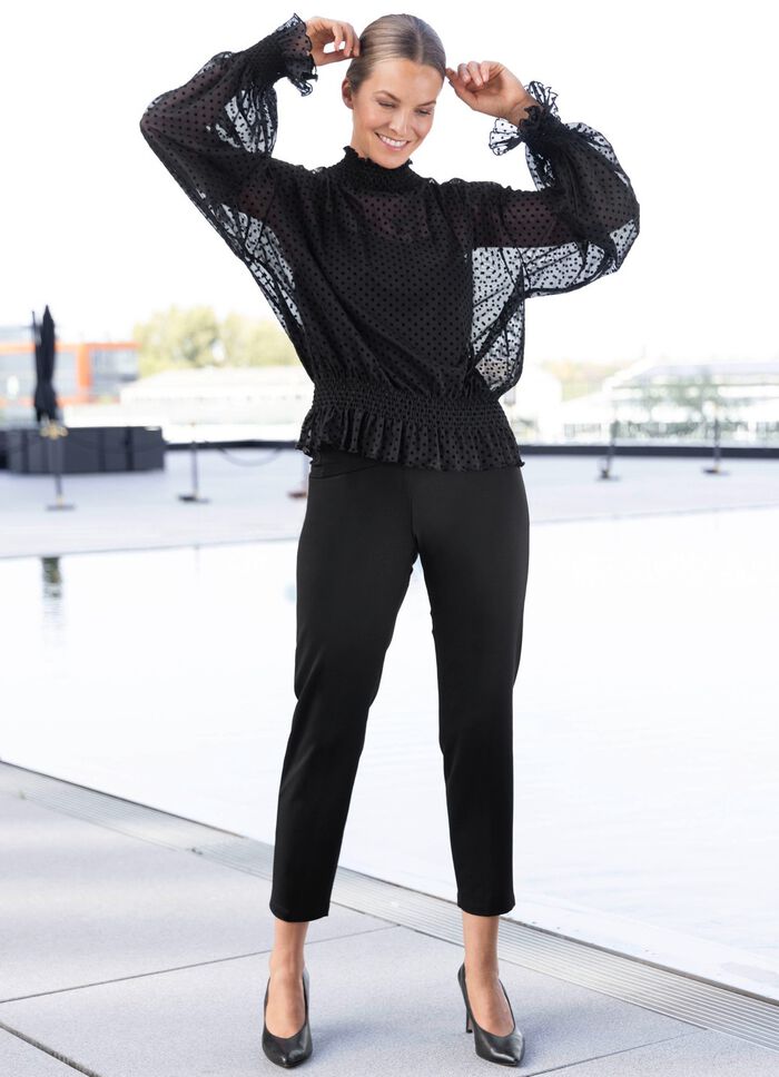 Skjorta med st&aring;krage 