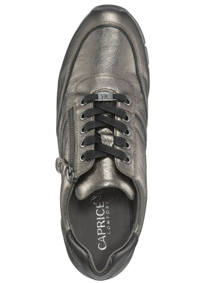 Caprice snörsko med praktisk dragkedja på sidan BRONS