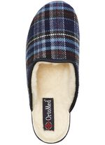 Tvåpack, fodrade herrtofflor, med ull 1XBRUN,1XBLÅ