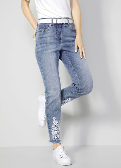 Jeans i 5-ficksmodell 