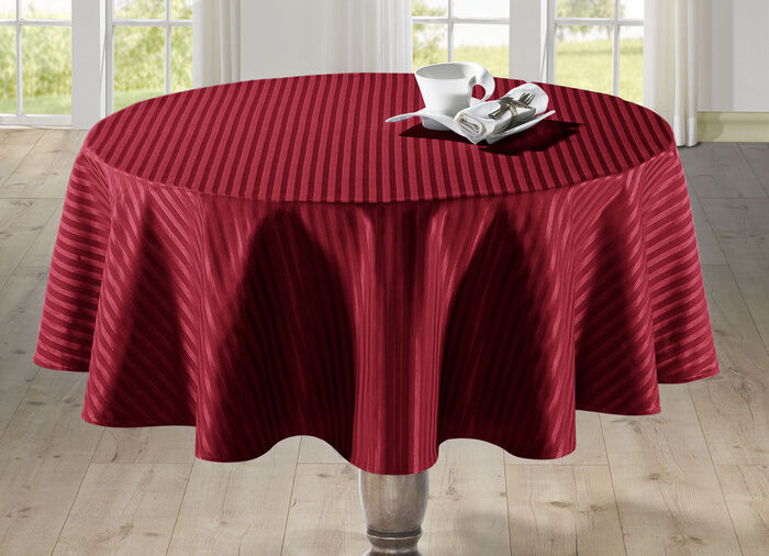 Fin bords- och rumsdekoration med glänsande randig design BORDEAUX