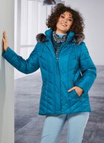 Jacka med avtagbar huva 