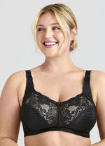 Miss Mary-bh med elastiska spetsinsatser SCHWARZ