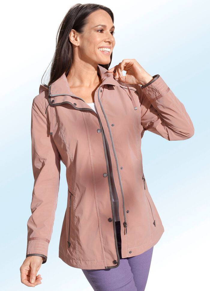 Funktionsjacka med PU-bel&auml;ggning ROSENTR&Auml;