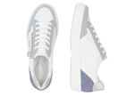 Remonte sneakers gjorda av nappa och mocka med metallic kant, 