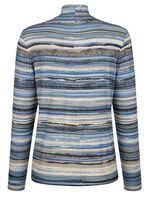 Skjorta med kort dragkedja 