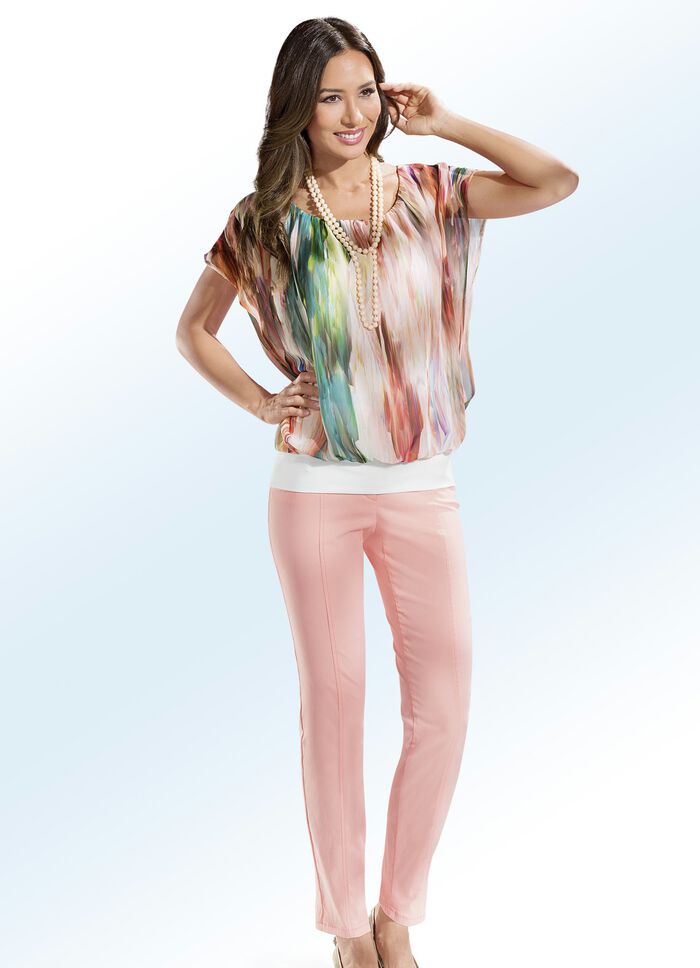 Byxor med smal f&aring;ll APRIKOS