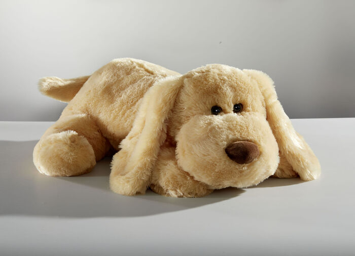 Fluffig plyschhund 
