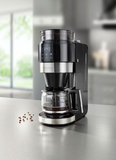 Kaffemaskin med kvarn 