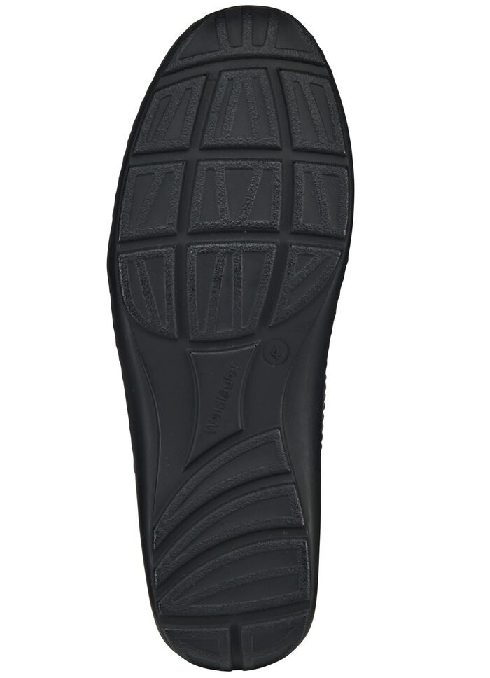 Waldl&auml;ufer, bekv&auml;ma damtofflor, bredd H, med uttagbar fotb&auml;dd ANTIK SILVER