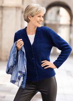 Kofta i fluffig boucl&eacute;kvalitet 