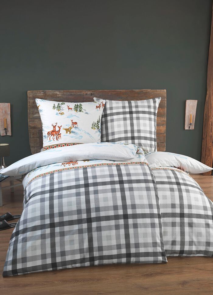 S&auml;ngkl&auml;der med idyllisk vinterdesign 