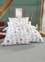 Sängkläder set tryckt på båda sidor RÖD