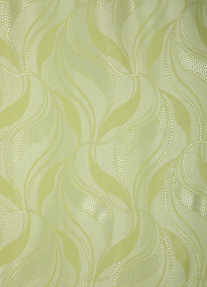 Över gardin med volangtejp GRÜN