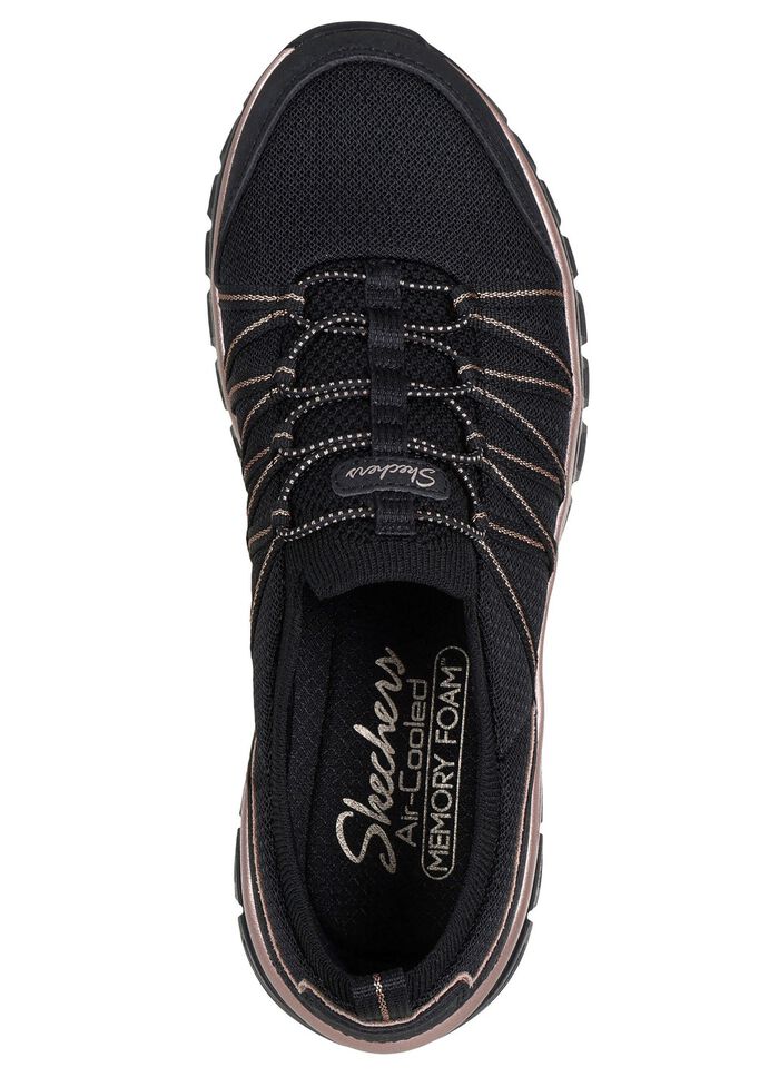 SKECHERS, trendiga damtofflor, tillverkade av stickat meshmaterial 