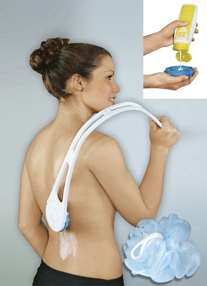 Ryggkr&auml;m inkl. duschsvamp 