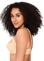 LingaDore bygel-bh med jacquarddesign och elastisk spets 