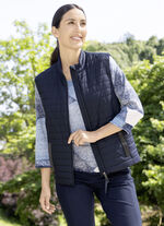 Quiltad väst med lätt vaddering 