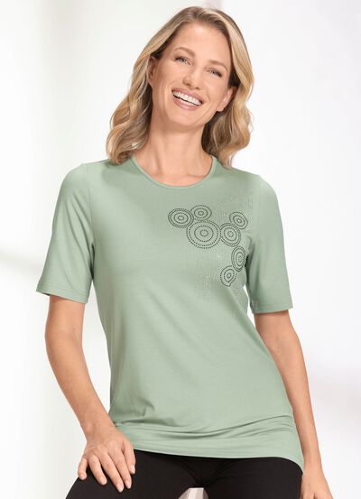 Skjorta i jadegr&ouml;nt 