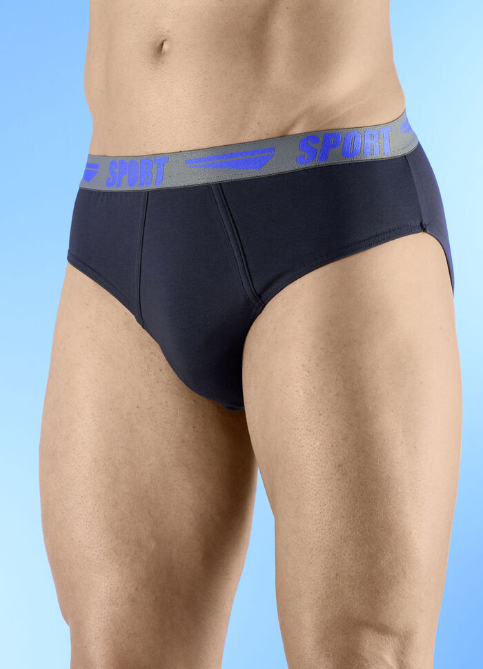 Paket med fyra trosor med resår i midjan 