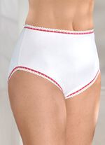 Paket med sju trosor med kontrasterande detaljer 