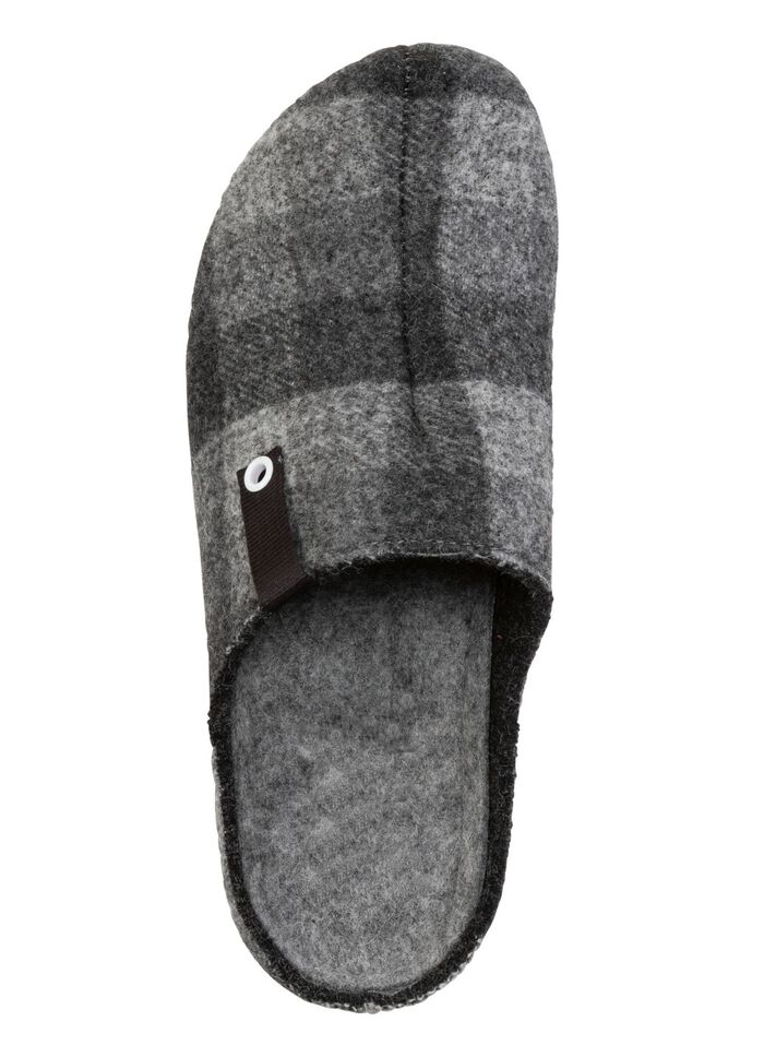 Laurina tofflor av rutigt textilmaterial GR&Aring;