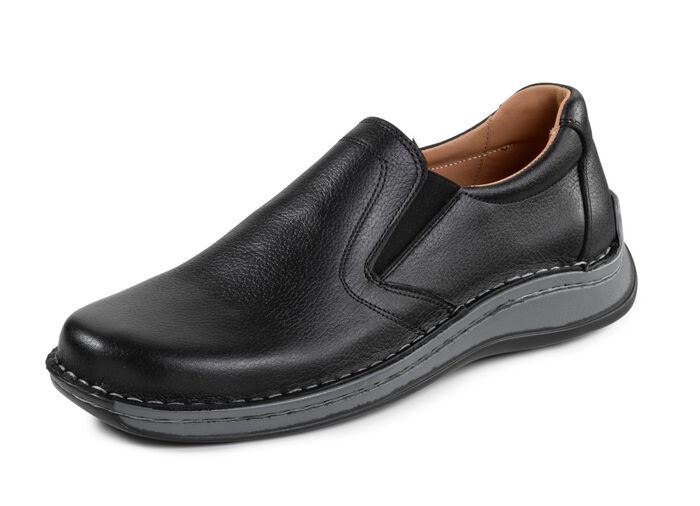 GINO GALANTE, klassiska herrtofflor, med uttagbar fotb&auml;dd 