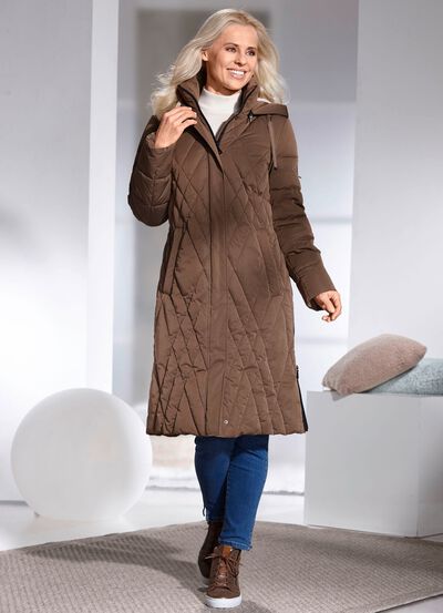 Jacka med avtagbar huva 