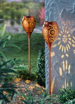 Solcellslampa f&ouml;r tr&auml;dg&aring;rden, 2-pack 