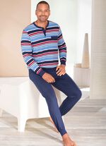 Tv&aring; paket pyjamas med knappsl&aring; och muddar 