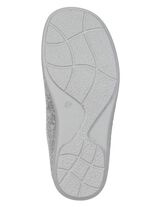 Laurina, klassiska damtofflor, med avtagbar fotb&auml;dd HELLGRAU