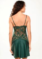 Fantastisk LingaDore neglig&eacute; med blommig elastisk spets 