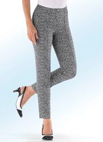 Byxor med uttrycksfullt m&ouml;nster 