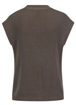 Tröja med nedsänkta axlar TAUPE