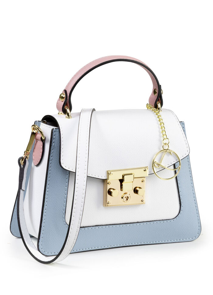 Laurina, miniväska, dam, med avtagbar axelrem WEISS-BLAU-ROSÉ