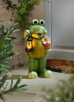 Sköldpadda med solcellslykta 