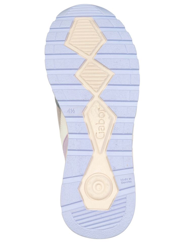 Gabor, trendiga damsneakers, vidd H, med uttagbar fotb&auml;dd 