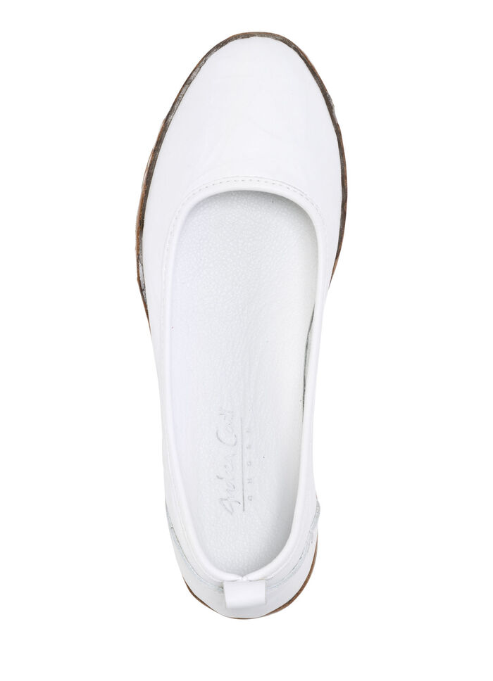 Andrea Conti tofflor med veckeffekt VIT